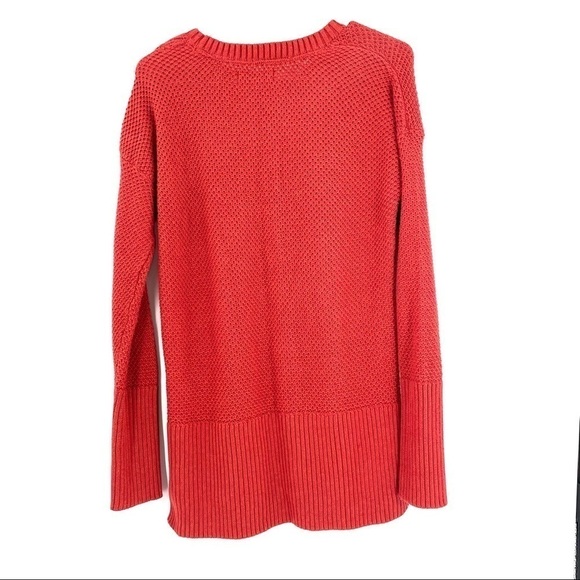 Rachel Zoe Crewneck Button Detail Tunic Sweater Long Sleeves - Picture 4 of 6